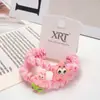 Lindo Scrunchie de Tela de Alta Elasticidad con Dibujos Animados, Accesorio para el Cabello Fresco y Dulce