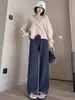 Pantalones de maternidad para otoño, pantalones de pierna ancha con soporte para el vientre, talla grande, ropa de maternidad adelgazante y elegante, nueva moda de mamá de moda para primavera y otoño