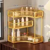 Prateleira de Armazenamento de Cosméticos, Pia de Banheiro, Organizador de Pincéis de Maquiagem de Grande Capacidade, Limpador Facial, Prateleira de Armazenamento de Óleo Demaquilante