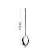Colher de aço inoxidável 316 colher de comer doméstica 304 colher pequena colher coreana de cabo longo colher grossa para misturar colher colher colher