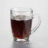 Vaso Yujing con asa para agua Jugo Taza resistente al calor transparente con asa Taza de té Taza de cerveza Taza para Café Leche