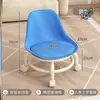 Taburete Pequeño Giratorio de Acrílico para Uso Doméstico, Taburete Bajo Silencioso con Ruedas, Taburete para Cambiarse los Zapatos para Sala de Estar, Taburete Infantil