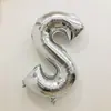 Globos de Letras de 32 pulgadas en Dorado, Plateado, Oro Rosa, Alfabeto Inglés A-Z Globo de Papel de Aluminio Decoración, Venta al por Mayor de Globos Transfronteriza