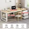 Mesa de Computador Mesa de Desktop para Escritório em Casa Estilo Moderno Simples com Gaveta Combinação de Mesa e Cadeira Quarto Mesa de Estudo para Estudante