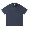 Camisa promocional versátil de color liso para hombre, manga corta, cuello polo Sorona POLO de 10A, tacto frío, 250g