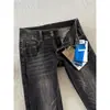 Jeans acampanados de talle alto en negro y gris para mujer, nuevo estilo primavera/otoño 2026, adelgazantes, versátiles, elásticos, pantalones de campana retro