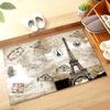 Alfombra de dibujos animados para dormitorio, venta al por mayor, para sala de estar, hogar, absorbente de agua