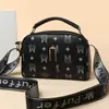 Bolsa de Mão Inverno Coreano 2025 Pequena Tote Bag para Mulheres Bolsa com Estampa de Franjas High-End Bolsa de Ombro Único Transversal Luxo Leve