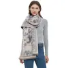 Bufanda Nueva de Importación de Otoño e Invierno del Fabricante, Bufanda y Chal Jacquard Paisley Suave Premium Europeo y Americano de Doble Uso