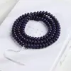 Pulsera de Raíz de Bodhi Multicolor con 114 Cuentas Lisas, Pulsera DIY Hecha a Mano, Cuentas de Oración Budista de Mano, Accesorio Coleccionable