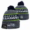 2026 Comercio Exterior Al por Mayor Nuevo Estilo Gorro de Punto con Pompón de Color Mixto, Gorro de Lana de Equipo de Fútbol, Jacquard de Doble Cara, Retro Artístico