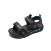 Sandalias 2025 Versión Coreana Nuevo Verano Niños Medianos y Grandes Estudiantes Guapos de Punta Abierta Niños Suela Blanda Zapatos de Playa para Niños