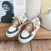 Baikuang 2022 novo design de nicho sapatos femininos chique estilo coreano rua tiro couro superfície simples all-match estudante esportes board sapatos