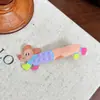 Pinza para el pelo de perro larga, colorida, con láser, linda, femenina, versátil, clip para el pelo japonés y coreano, accesorio para el pelo de dibujos animados para estudiantes, para niñas