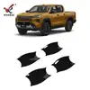 Adecuado para Toyota Hilux Travo modelo 26 calcomanía decorativa protectora antiarañazos para el cuenco de la puerta exterior modificado