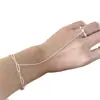 Pulsera de Cadena Popular Simple Entrelazada Transfronteriza Cadena de Dedo Versátil Joyería Elegante Modelo Nuevo