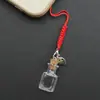 Mini Botellas de Vidrio Transparentes con Forma Especial, Botellas de los Deseos, Colgantes para Teléfono Móvil, Botellas de la Suerte, Colgantes para Bolsos, Venta al por Mayor de Joyería
