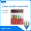 Lixadeira de cabeça de moagem para corte de esmalte com ferramenta de esmalte colorida, cabeça de moagem diamantada, broca