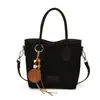 Bolso de Mano de Felpa Gamuzada para Mujer 2026 Nuevo Otoño Retro Commute Bolso de Hombro Único Bolso Cubo Cruzado Maillard