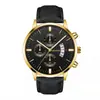 Reloj de comercio exterior caliente al por mayor de fábrica, reloj de cuarzo con cinturón transfronterizo, reloj de moda con calendario para hombre, reloj de negocios para hombre