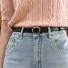 Cinto Ajustável Não Poroso Feminino Design Versátil Senso de Design Nicho Cinto para Jeans Acessórios de Moda Cinto Feminino Estudante