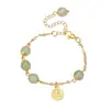 Pulsera de la Fortuna de Cacahuete de Moda Popular para Mujer, Nueva Pulsera Personalizada de Lujo de Doble Capa de Gama Alta