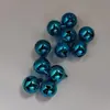 Sino Redondo de Uma Palavra DIY Sino de Metal Galvanoplastia a Vácuo Colorido Sino de Animal de Estimação Decoração Sino Pingente de Natal