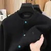 Cárdigan de Punto Falso de Dos Piezas para Hombre con Bordado de Caballo, Chaqueta Suéter para Hombre, Top Casual, Moderno, Cálido, Versátil, Dropshipping