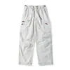Yidao Vintage 2026 Outono Novo Estilo Japonês Exterior Retrô Multi-Bolsos Cordão Casual Solto Roupa de Trabalho Calça Longa Masculina