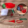 Bolsita de Loto al por Mayor Bolsa de Materiales Hechos a Mano DIY Caqui Caqui Bolsita de Deseos Taza de Regalo Artemisa Cartera de Frutas Souvenir