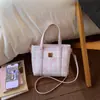 Bolso de Mano de Nicho Estilo Coreano, Nuevo Bolso de Hombro Casual con Estampado de Dibujos Animados, Bolso Cruzado Simple y Versátil para el Trabajo