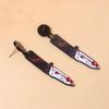 Aretes de moda personalizados creativos de Halloween divertidos 2023 nuevo diseño de nicho femenino aretes de botón de moda