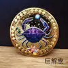 Monedas Conmemorativas de las Doce Constelaciones Europeas y Americanas Chapadas en Oro 12 Constelaciones Tarot Medallón Conmemorativo de los Deseos Sol Monedas de Colores Moneda Extranjera