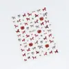 Zm Nuevas Pegatinas para Uñas de Caballo de Tela Moda Simple Año Nuevo Año del Caballo Invierno Pegatinas Adhesivas Personalizadas para Uñas
