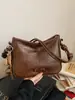 Bolso para Axila de Mujer 2026 Nuevo de Moda Otoño Retro Nicho Moda Bolso de Hombro Único Cruzado Bolso Cubo de Gran Capacidad