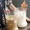 Decoración Navideña de Amazon Toppers de Paja Temática de Hombre de Jengibre Suministros para Decoración de Fiesta Navideña de Invierno