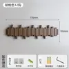 Perchero con Forma de Tecla de Piano, Madera Maciza, para Dormitorio, Recibidor, Detrás de la Puerta, Estante de Pared Ahorrador de Espacio para Ropa