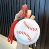 Monedero Llavero de Moda Baloncesto Fútbol Bolsa para Auriculares Bolsa de Almacenamiento Monedero Colgante Juguete Pequeño Regalo Mayoreo