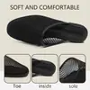 Pantuflas de Malla con Punta Cerrada y Media Abierta para Usar Afuera, Caladas, Transpirables, Moda Francesa, Personalizables, Suela Suave, Antideslizantes, Pantuflas tipo Mula