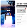 Lâmpada de alto-falante rotomoldado lâmpada portátil RGB controle remoto acampamento ao ar livre pátio gramado quarto cabeceira carregamento atmosfera luz noturna