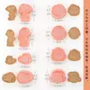 Mini Moldes para Galletas de Dibujos Animados Sanrio Hogareños Moldes de Sandía Estéreo 3D Corte a Presión Horneado de Fondant Hecho a Mano
