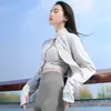 Chal Protector Solar para Mujer de Manga Larga de Verano Resistente a los Rayos UV Manga para Conducir Protector Solar para Montar Manga Fina de Seda de Hielo Ropa Protectora Solar
