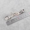 Pinza de resorte de dos piezas gruesa y ancha, pinza automática para lazo, pinza inferior, accesorios para pinzas para el cabello, suministro directo de fabricantes, venta caliente transfronteriza