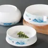 Louça de Melamina Xiangyuan para Hot Pot, Tigelas Comerciais de Imitação de Porcelana para Tripa de Boi, Tripa de Pato e Intestinos de Pato, Tigelas Grandes e Profundas
