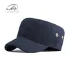 Sombrero de Nuevo Estilo para Hombre, Sombrero Cálido de Invierno de Copa Plana, Gorra de Béisbol Simple Retro de Lana para Primavera y Otoño, Circunferencia de Cabeza Grande, Gorra Militar