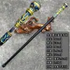 Espada de Bengala Scepter Cabeça de Dragão do Zodíaco Doze Vezes Autodefesa Metal Cosplay Foto Bengala para Caminhada Idoso Bastão de Caminhada Cobra Bastão de Caminhada Não Afiado