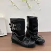 Botines hasta la mitad de la pantorrilla con detalles plisados, botines de ballet nuevos, botines cortos, estilo western con moños, look vintage para otoño, diseño inspirado en Corea 2026