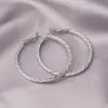 Pendientes Largos de Plata 925 con Cierre de Mariposa para Mujer, Pendientes de Lujo Ligero de Gama Alta con Sentido del Diseño, Pendientes de Aro de Nicho, Aro Exagerado para Rostros Cuadrados y Redondos