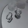 Anel Irregular Estilo Punk Coreano Retrô Fashion Simples Feminino Design de Nicho Anel de Dedo 2021 Novo