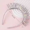 Faixa de Cabeça Colorida Brilhante Celebridade da Internet Decoração de Vestido Feliz Aniversário Headband Infantil Chapéu de Aniversário Festa de Aniversário
